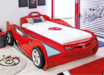 CARBED Кровать-машина Coupe с выдвижной кроватью Red 20.03.1306.00 в Бобровке - bobrovka.mebel54.com | фото