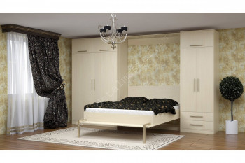 Комплект мебели со шкаф-кроватью трансформер Ратмир в Бобровке - bobrovka.mebel54.com | фото