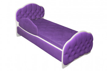 Кровать 180 Гармония 32 Фиолетовый (мягкий бортик) в Бобровке - bobrovka.mebel54.com | фото