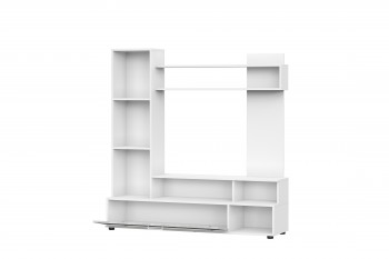 Мебель для гостиной "МГС 9" Белый / Цемент светлый в Бобровке - bobrovka.mebel54.com | фото